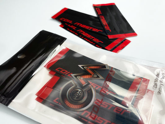 Coil Master 18650 Battery Wraps 10's Packs...Sale!