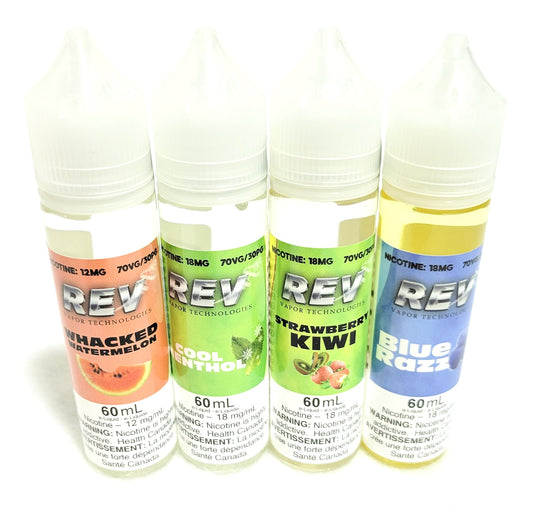 REV Ejuice Standard 60ml - Excise Version