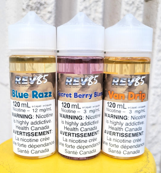 REV 85 Ejuice 120ml - Assorted Flavors