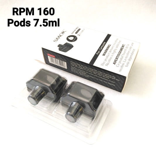 Smok RPM 160 Empty Pods 7.5ml, 2's Pack