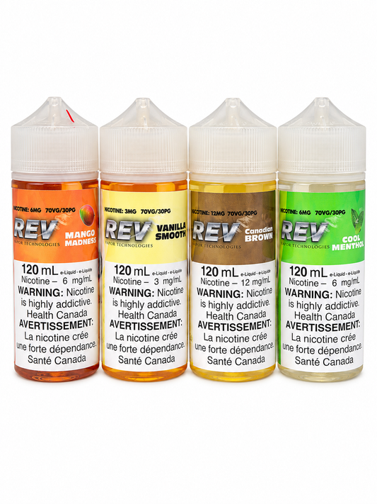 REV Standard Ejuice 120ml Bottles