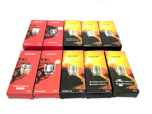 Smok TFV8 Baby Coils 5's Pack (Assorted Ohms)...Sale!