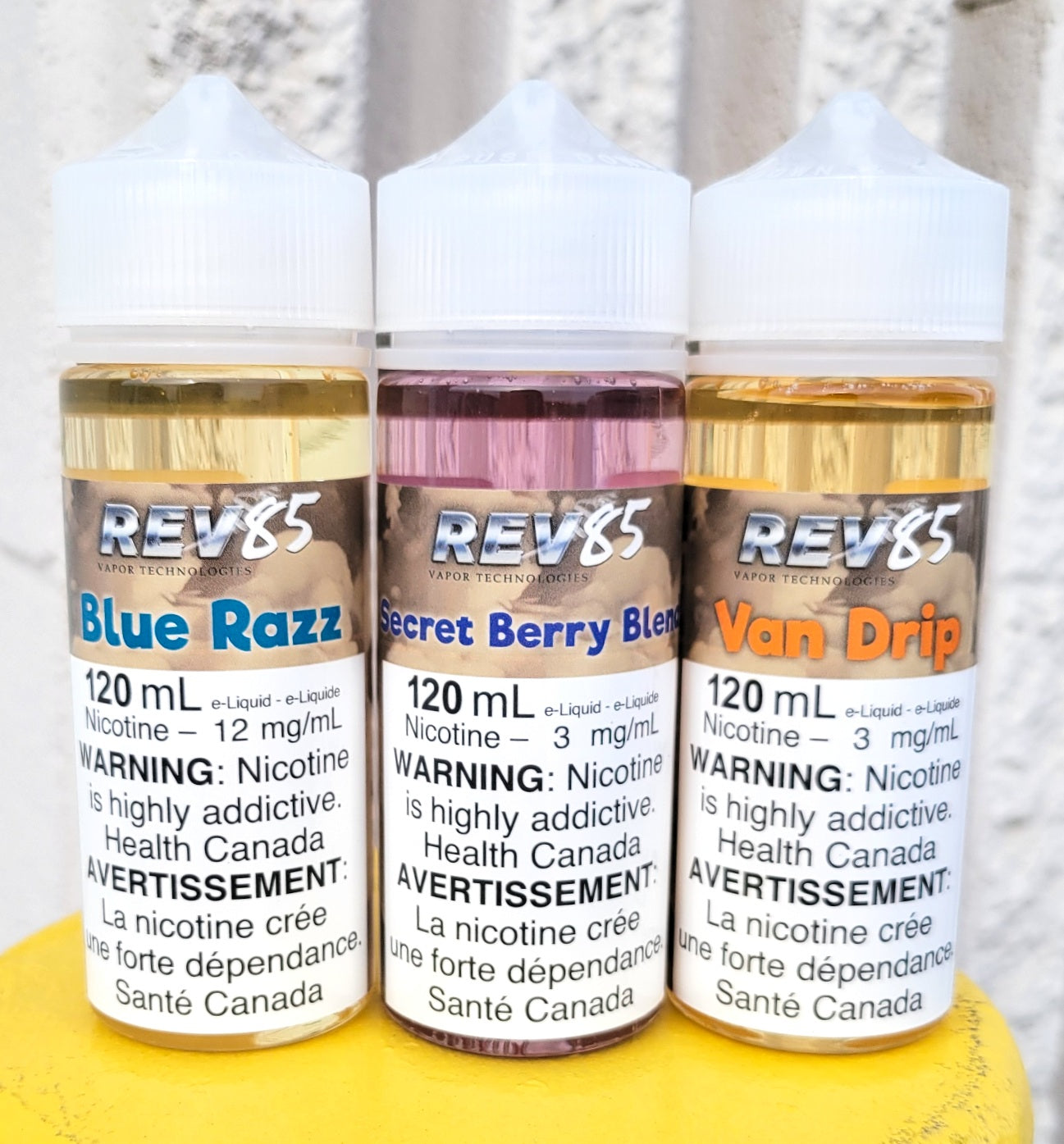 REV 85 Ejuice 120ml - Assorted Flavors