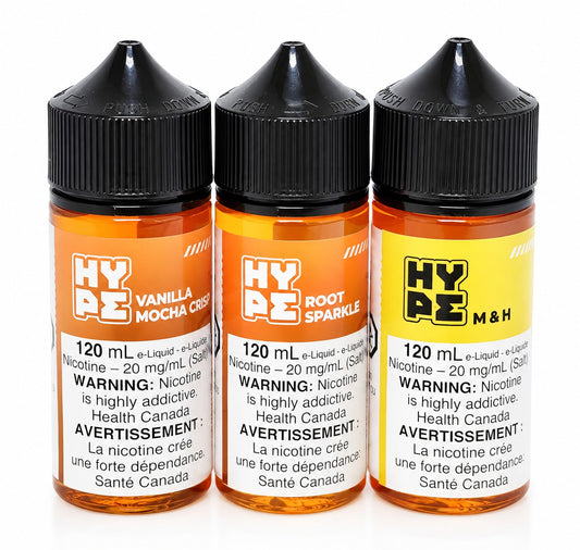 Hype Ejuice Salts 20mg - 120ml Bottles